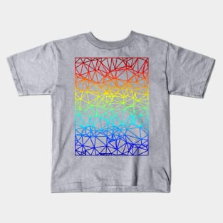 Gradient Color Mesh Kids T-Shirt